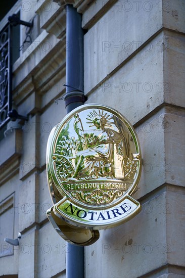 Notary sign in Reims
