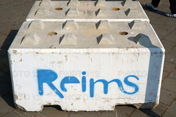 Concrete block in Reims