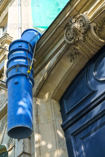 Chantier de ravalement à Reims