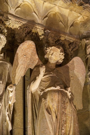 Reims, cathédrale Notre-Dame de nuit