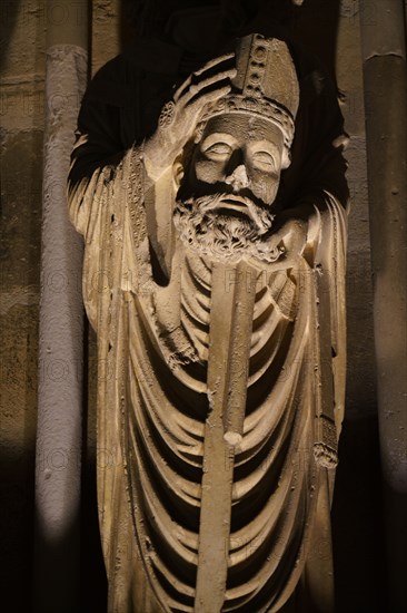 Reims, cathédrale Notre-Dame de nuit