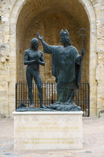 Reims, the baptism of Clovis