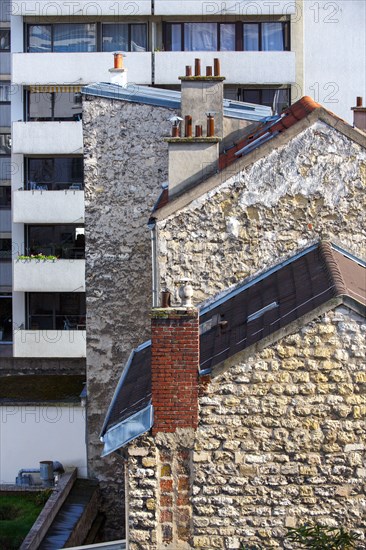 Paris, roofs and chimneys