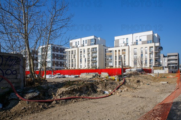 Athis-Mons, chantier de construction