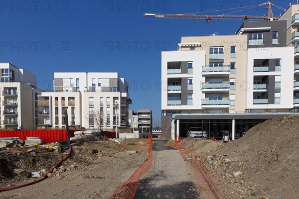 Athis-Mons, construction site