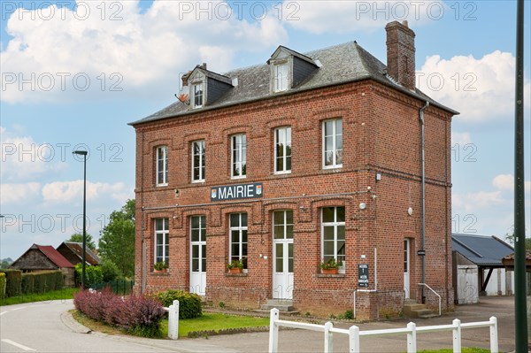 Former school in Cropus, now the town hall