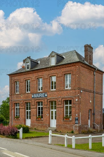 Former school in Cropus, now the town hall