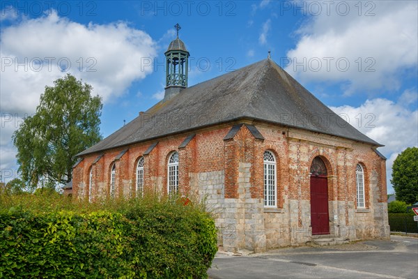 Protestant temple in Luneray