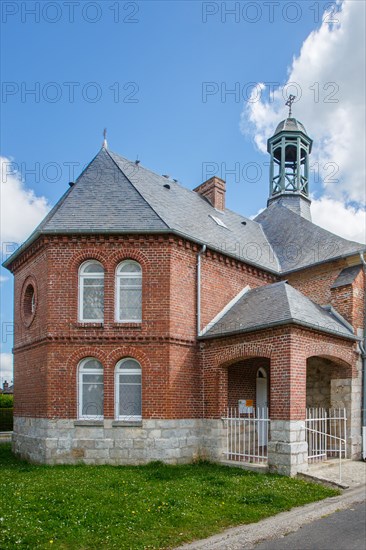 Protestant temple in Luneray