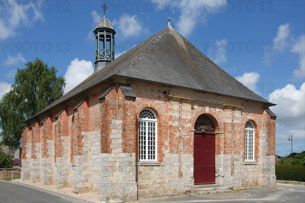 Protestant temple in Luneray