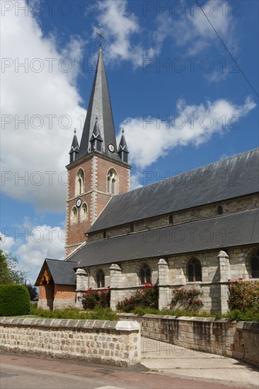 The church in Luneray