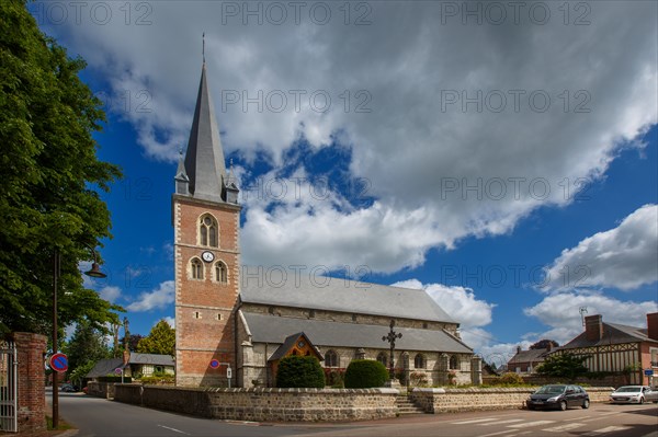 The church in Luneray