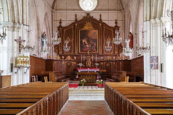 The church of Saint-Victor l'Abbaye