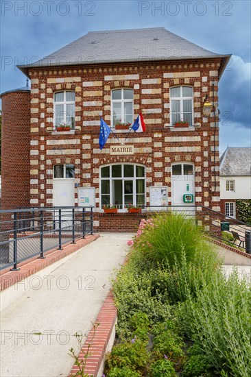 Town hall of Saint-Victor l'Abbaye