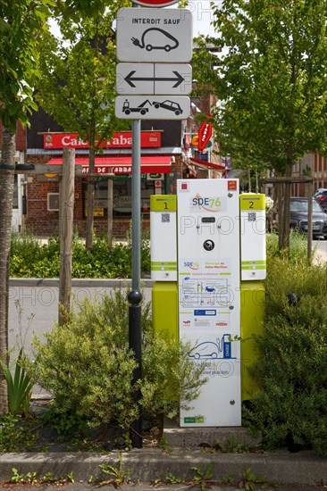 Borne de recharge de véhicules électriques