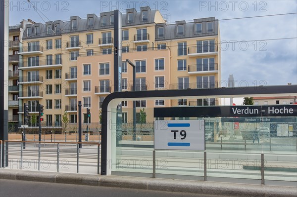 Tramway station in Choisy-le-Roi