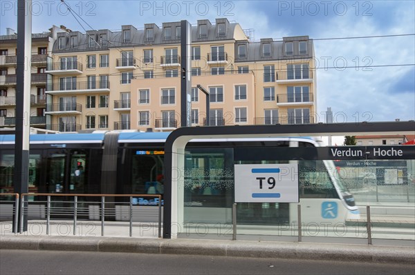 Tramway station in Choisy-le-Roi