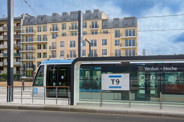 Tramway station in Choisy-le-Roi