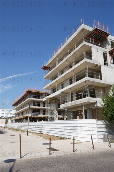 Chantier de construction à Rueil-Malmaison