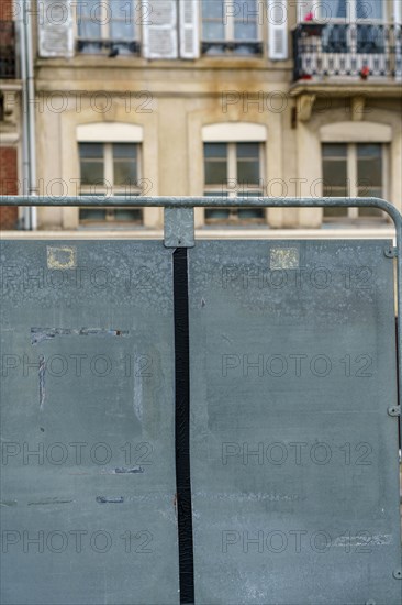 Trouville, empty billboards