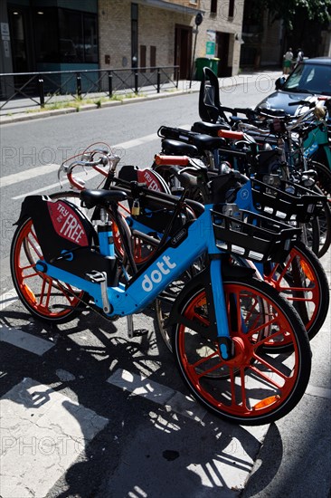 Vélos en libre service, Paris