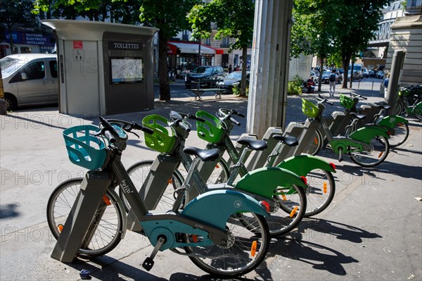 Vélib' station, Paris