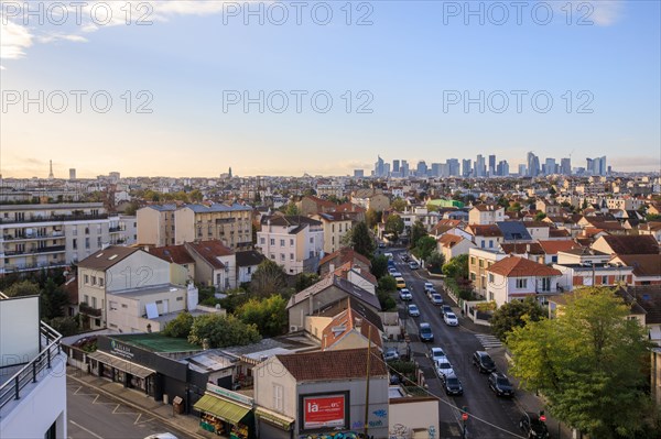 La Défense vue depuis la ville de Colombes