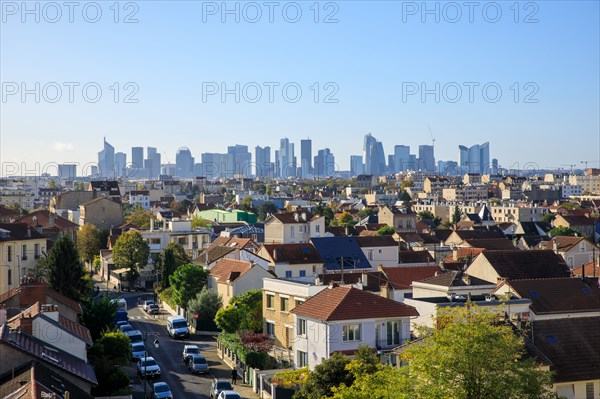 La Défense vue depuis la ville de Colombes