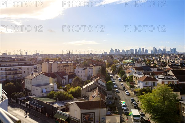 La Défense vue depuis la ville de Colombes