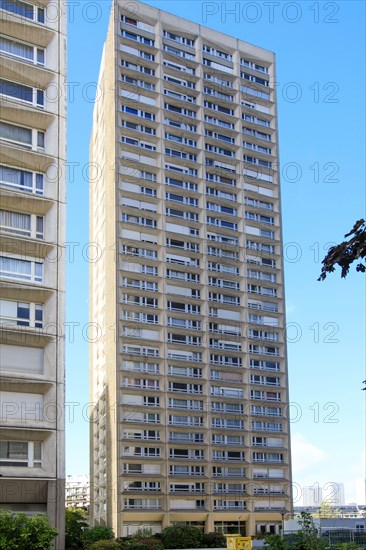 Paris, esplanade of Les Olympiades