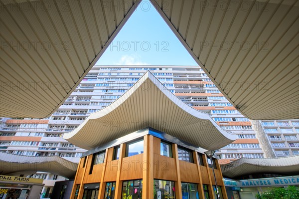 Paris, esplanade of Les Olympiades