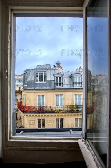 Paris, 2e arrondissement, vue sur les toits