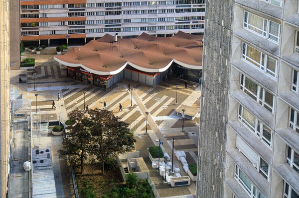 Paris, esplanade of Les Olympiades