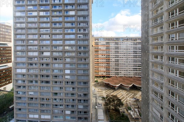 Paris, esplanade of Les Olympiades