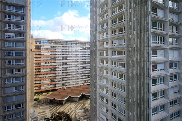 Paris, esplanade of Les Olympiades