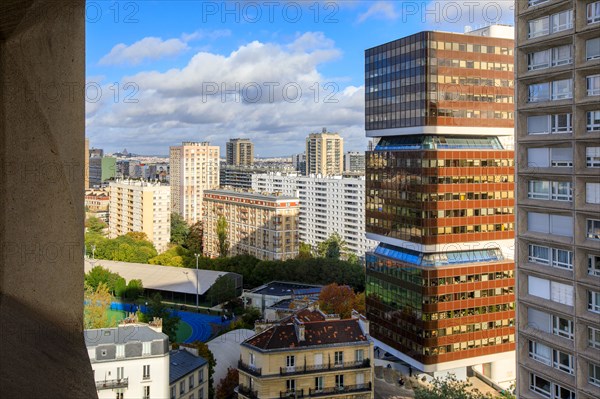 Paris, esplanade of Les Olympiades