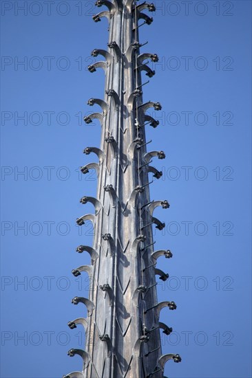 Paris, the new spire of Notre-Dame de Paris is installed