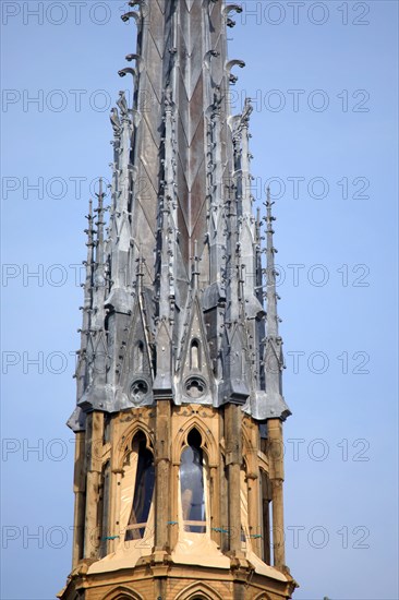 Paris, the new spire of Notre-Dame de Paris is installed