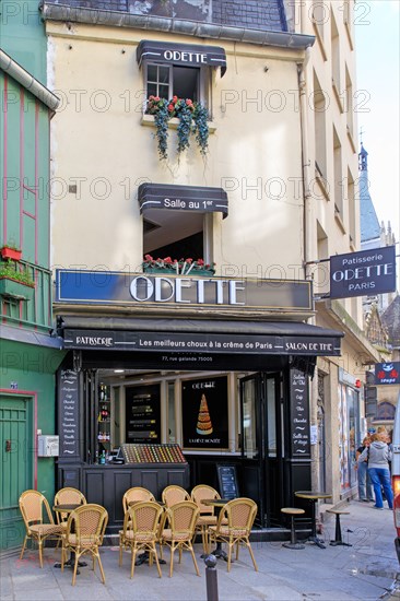 Paris, "Odette" pastry shop