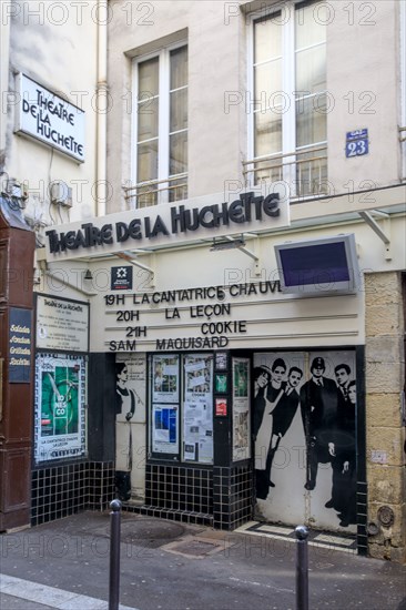 Paris, the Théâtre de la Huchette