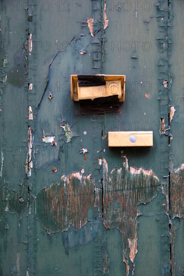 Paris, old door and bells