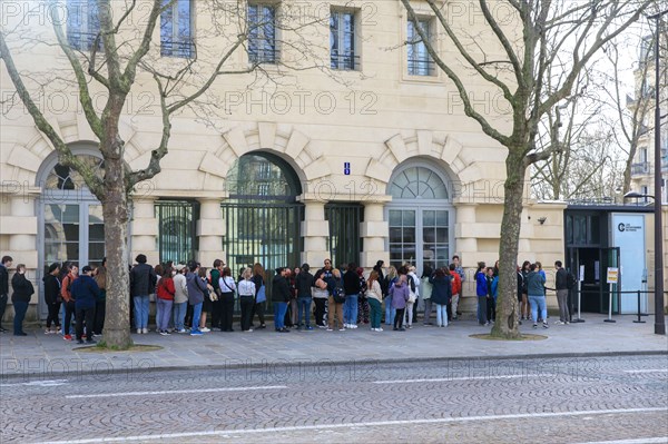 Paris, entrance to the Paris catacombs