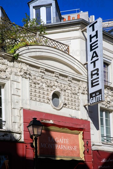 Paris, théâtre de la Gaîté Montparnasse