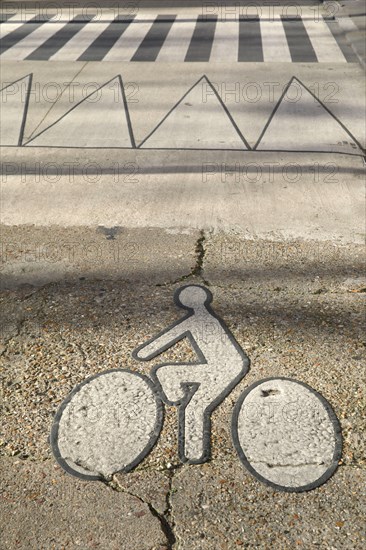 Paris, cycle path