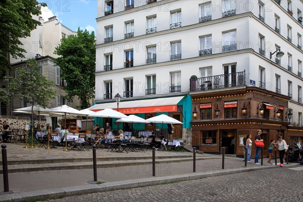 Paris, restaurant Le Relais de la Butte