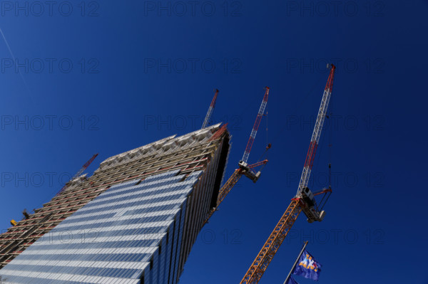 Paris, chantier de la Tour Triangle