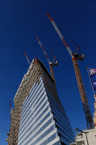 Paris, chantier de la Tour Triangle