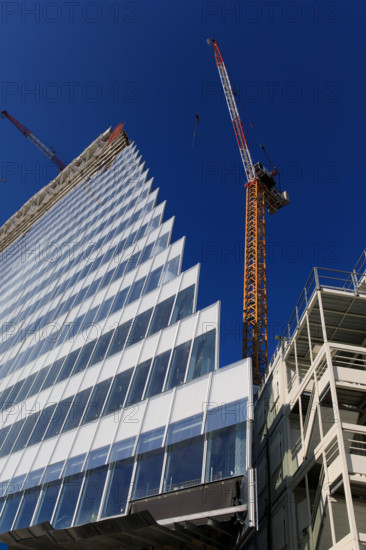 Paris, chantier de la Tour Triangle