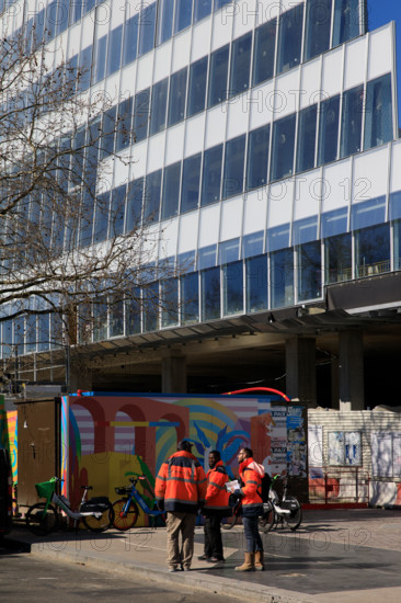 Paris, chantier de la Tour Triangle