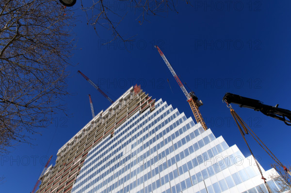 Paris, chantier de la Tour Triangle